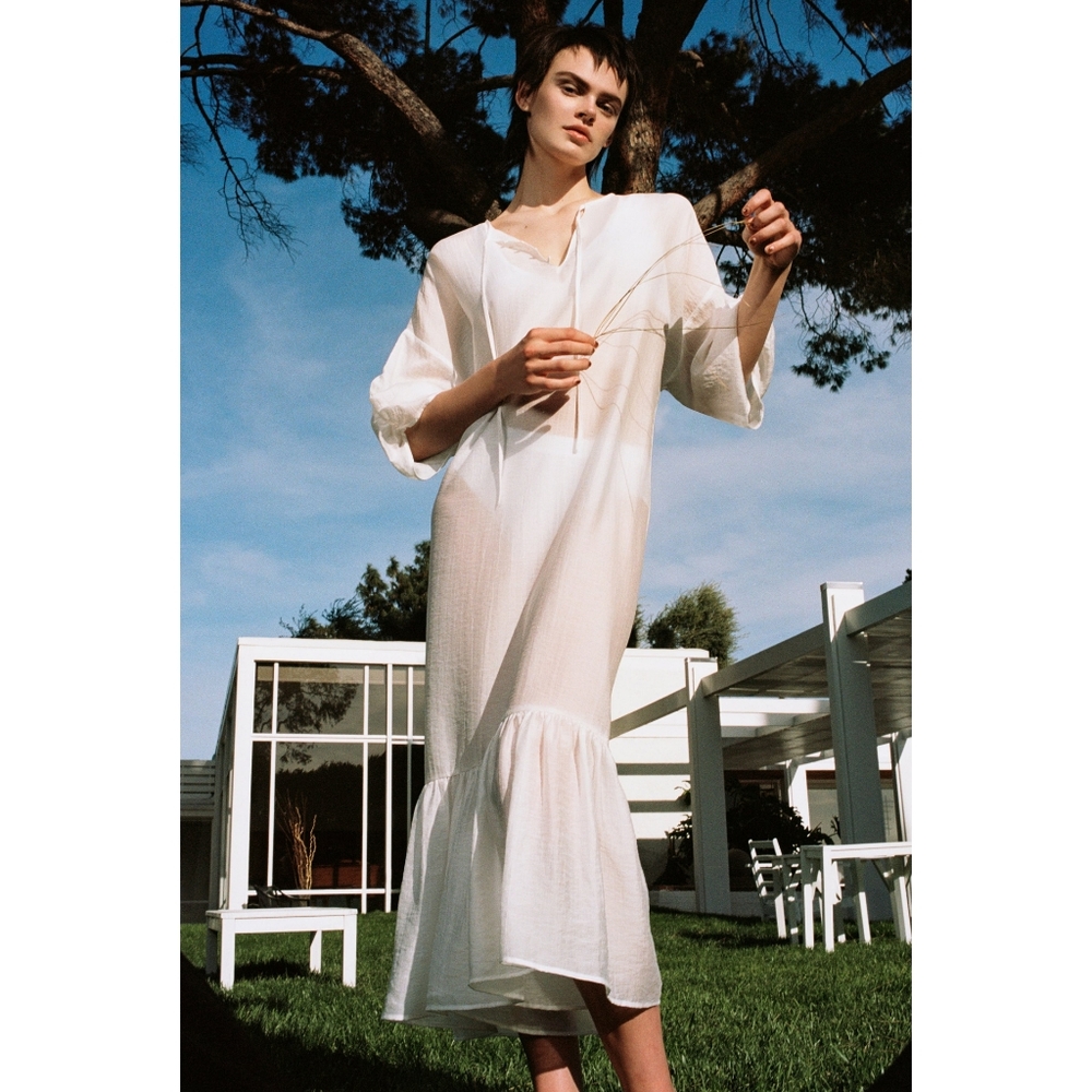 Zara Semi sheer TUNIC dress